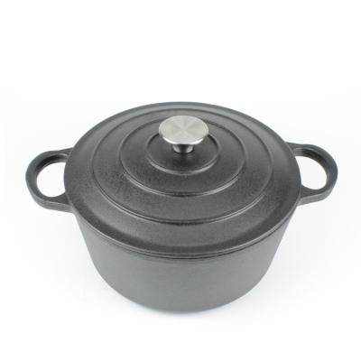 China Viable Hot Stock Pots Enamel Cast Iron Cookware Casserole With Lid for sale