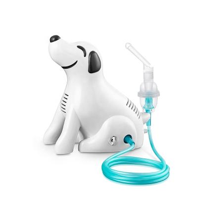 China For Sale New Style Medical Devices Cartoon Animal Medical Nebulizer Compressor Cute Dog Piston Nebulization For Adults And Children for sale