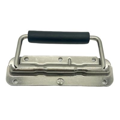 China Vaccine equipment etc factory /Medical hardware lock metal handle box direct spring handle guaranteed quality unique stainless steel/iron adjustable handle for sale