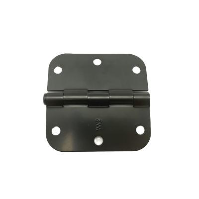 China Factory Contemporary Heavy Duty Removable Door Hinge Black Rounded Corners Metal Net Thickened Hinge Manufacturer for sale