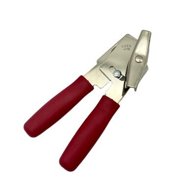 China Shop Kitchen Hotel Restaurant Can Opener Red Commercial Handheld Smooth Heavy Duty Classic 3 in 1 Multifunctional Can Opener Kitchen Hotel Restaurant for sale