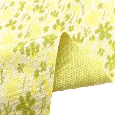 China Jacquard eautiful Shrink-resistant most popular design 52% polyester 48% modal jacquard apparel fabric for 2022 fall and winter for sale