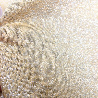 China Fashionable Flexible Fabric Stretch Silk Fabric For Shiny Metal Wire Dress Costume Of Theater for sale