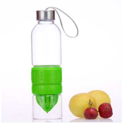 China High Quality Environmentally Sustainable Silicone Water Bottle Portable Sports Water Juice Bottle With Lid for sale