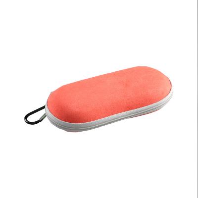 China Youth Fashion E88 Anti Eyeglass Case EVA Oxford Cloth Eyeglass Case Sunglasses Storage Box Drop Color Hook Eyeglass Case for sale