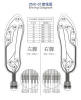 China Flexibler Druck-Sensor Soems ZNX-01 0.3mm für intelligente Einlegesohle zu verkaufen