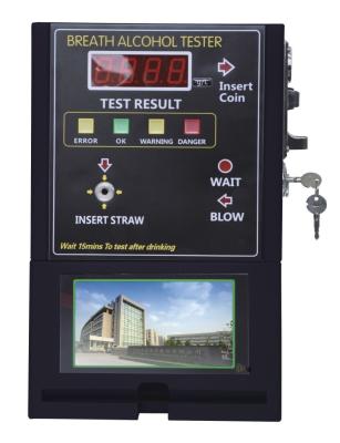 China 50HZ 60HZ LCD Display Club Breathalyzer 4.000g/L Fuel Cell Alcohol Tester For Cars for sale