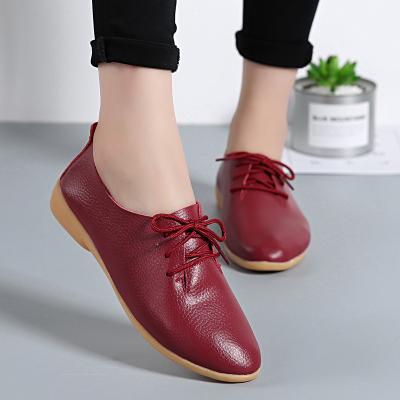 China Fashion Trend High Quality Cheap Price Lots Of Running Flats Women Anti Slip Shoes Leather Trim Shoes for sale