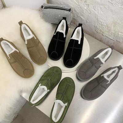 China Fashion Trend Wholesale Large Size Couple Round Toe Female Flat Bottom Cotton Casual Shoes for sale