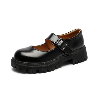 China Lolita Style Mary Jane Black Women Fashion Trend Waterproof Casual Shoes Vintage Soft Flat Espadrilles for sale