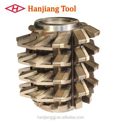 China Skiving spiral gear hob promotional price carbide-welded skiving hob for spiral gear for sale