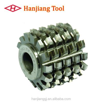 China Non-spiral Gear Milling Parallel Side Spline Non-spiral Hob, Chain Sprocket Wheel, Belt Wheel, Serration for sale