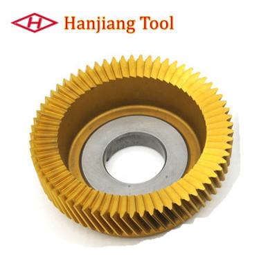 China Forming Gear HSS, HSS-Co, P.M. HSS, Carbide Gear Shaper Cutter with Straight and Helical Tooth for sale