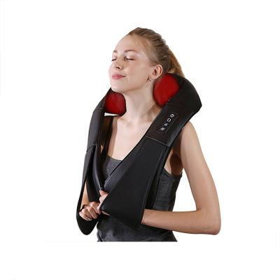 China Hot Portable Shoulder Massager Neck Compress Vibrator Electric Shiatsu Neck Shoulder Massager Heating Machine for sale