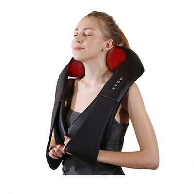 China Hot Electric Rechargeable Neck Massager Lumbar Back Compress Shoulders Smart Foldable Foldable Shoulder for sale