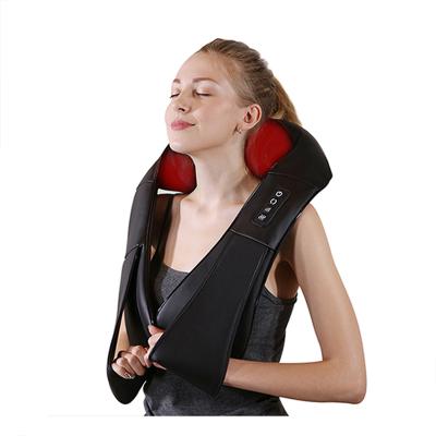 China Hot Electric Cordless Shoulder Massager Neck Compress Smart Rechargeable Cervical Shoulder for sale