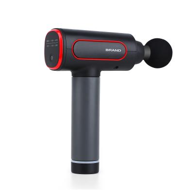 China Various Features Function Mini Massage Gun Hot Cold Cold Portable Massage Gun High Quality LCD Display Sensitive Appearance for sale