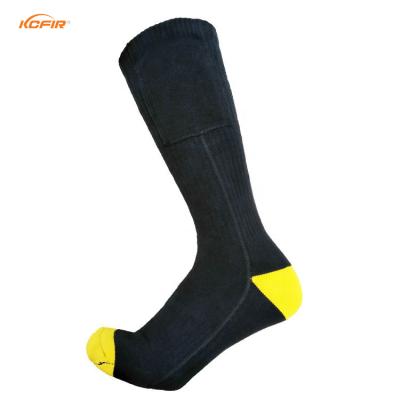 China Sporty Warm Popular Heated Socks With Rechargeable Battery Long Tube Casual Men's Self Heating Socks For Winter for sale