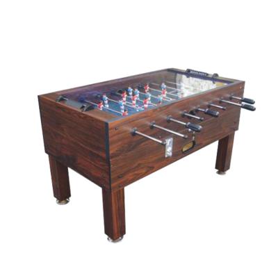 China Funny Football Tables Toy New Indoor Products Coin-operate MDF Football Tabletop Game Table Football For Player for sale