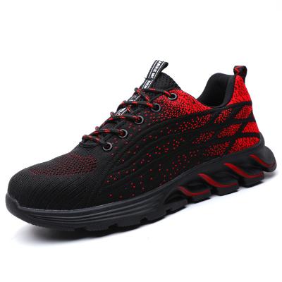 China Steel Toe Sport Safety Shoes For Men Work Toe Durable Bear Brand Flyknit Outsole Material Steel Top Rubber Good Prices for sale