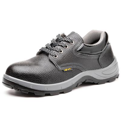 China Cheap Price Genuine Leather Metal Toe Occupational Safety Shoes For Men Work Pu/Pu Sole for sale