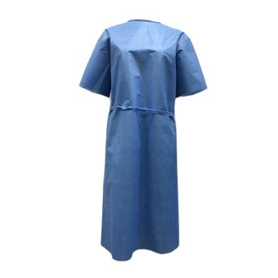 China Water proof; Bacterial Disposable Ultrasonic Machine Sms Cloth Surgical Gowns Surgical Gowns Proof Sleeve Short Sleeve for sale