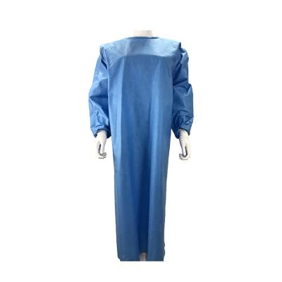 China All Seams Taped AAMI Level 3 Disposable Sterile Surgical Gown SMS Cloth Material Disposable Gown Machine Surgical Seams Taped for sale