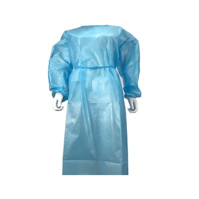 China Visitors the factory supplies aami level 2 isolation gown yellow isolation gown ultrasonic PPE for sale