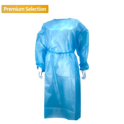 China Visitors AAMI Level 1 Disposable PPE Yellow/Blue/White Patient Isolation Gown For Hospital/Visitors/Wholesaler for sale