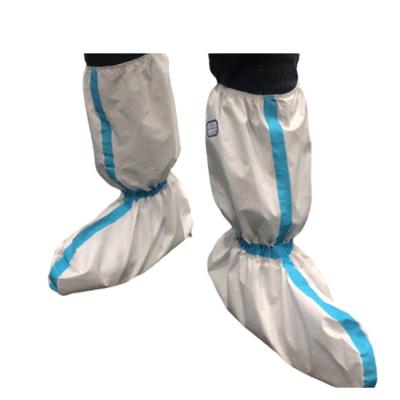 China Seams Taped Medical Disposable Non Slip Medical Protective Shoe Cover GB15979-2002 for sale