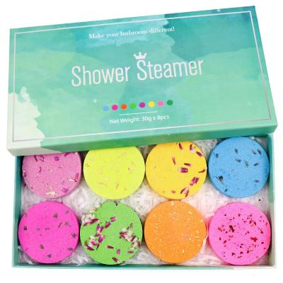 China relaxation & Valentine Gift Set Fizzy Wholesale Private Label Vegan Essential Oil Aromatherapy Packaging Shower Cleaning Steamers for sale