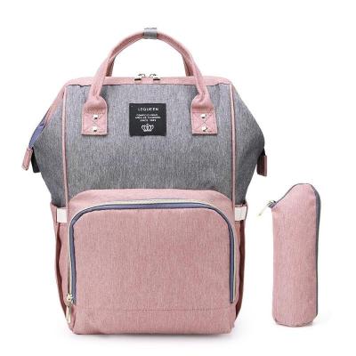 China Comfortable USB Diaper Bag Baby Care Backpack For Pregnant Mom Bag Maternity Wet Waterproof Baby Bag for sale