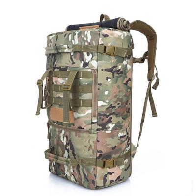 China Durable Outdoor Camouflage Rucksack Tactical Backpack with Rain Cover, Expandable Waist Compartment for sale