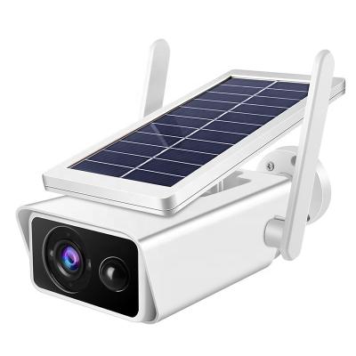 China NIGHT VISION New Outdoor Waterproof IP Wifi Pir 18650 Battery Solar Camera Icsee App for sale