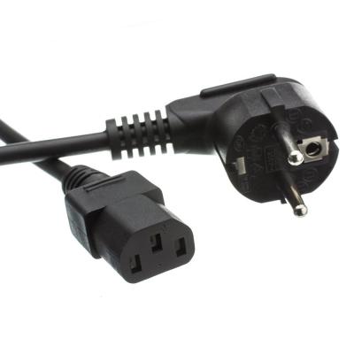 China European Home Appliance IEC320 C13 VDE Euro Computer Power Supply Cord for sale