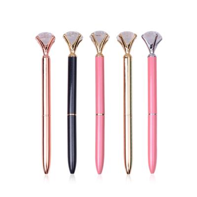 China Promotional Ball Pen Customized Pen Metal Ballpoint Pen Diamond Logo Business Gift 