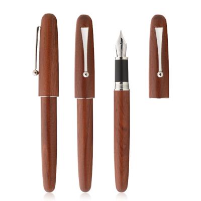 China High Grade Fountain Pen Design Retail Classic New And Luxury Wooden Fountain Pen High Grade Gift Pen For VIP Customers Business Office Pluma Gift for sale