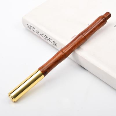 China Manufacturer 2020 normal Retail Wooden Roller Pen Exclusive Classic Design Calligraphy Pen High Quality Gel Pen for business gift for sale