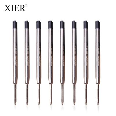 China Soft Writing and Replaceable Tip Pen Refills Metal Pen Refill High Quality Blue Ink Smear Proof Professional Refill Ballpen for sale