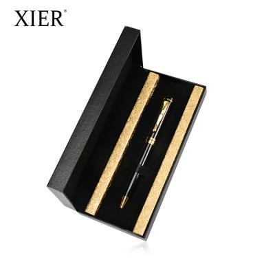 China Wholesale Pen With Box Set Custom Logo Metal Pen With Box Metal Ball Pen Factory Promotion Gift Paking Set New for sale