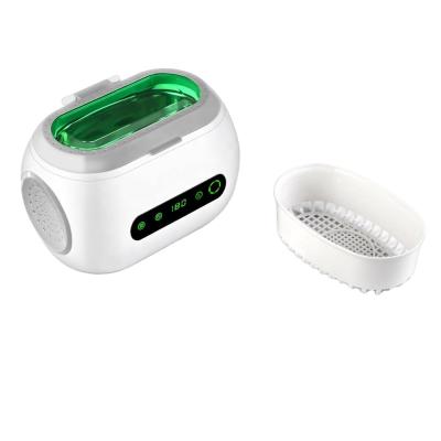 China Hotel 600ml Mini Ultrasonic Cleaner for Jewelry Glass Cleaning for sale