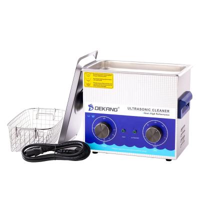 China Hotel Factory Price 120W 3.2L Ultrasonic Cleaning Machine Mechanical Control for PCB Components and Panels for sale