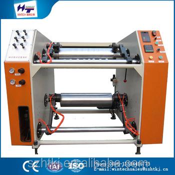 China Small Products Machinery Wholesale China HT-500 semi automatic stretch film rewinder and slitter for sale