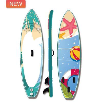 China 2022 Unisex Best Selling OEM ODM Drop Stitch PVC Stocked Wooden Grain Inflatable Sip Paddle Two Layers Sip Board for sale