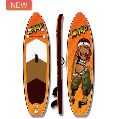 China 2022 latest design unisex inflatable surfboard isup stand up inflatable paddleboard sip board for sale