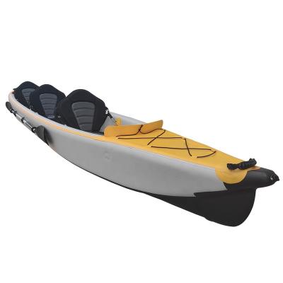 China Drop Stitch+ PVC Surfking Customized High Quality OEM ODM PVC Drop Stitch Inflatable Kayak Fishing for sale