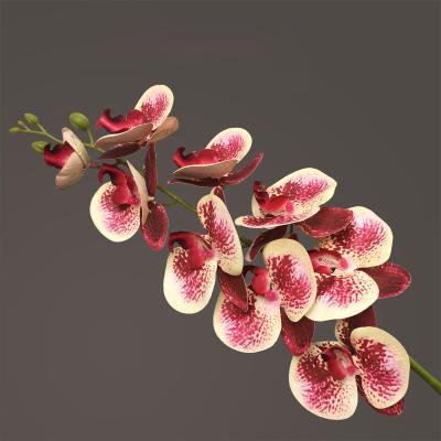 China Decoration For Home Wedding Party Decoration Artificial Real Touch 9 Phalaenopsis Orchid Flowers Headed for sale