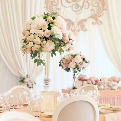 China Wedding Decoration Wedding Decoration Table Centerpieces Artificial Silk Flower Rose Ball for sale