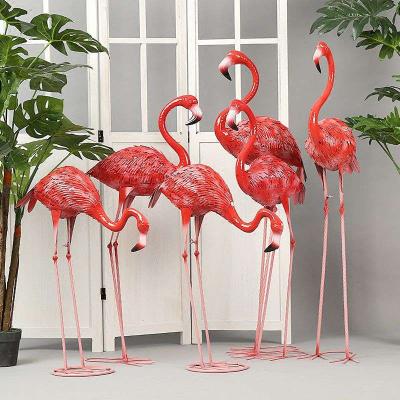 China New style 3pcs stand flamingo table decor centerpiece for wedding decoration for sale