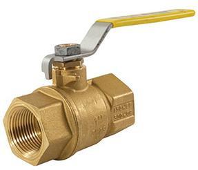 China 2 Piece Full Port Thread Connection 600WOG Brass Material Ball Valve 150WSP for sale